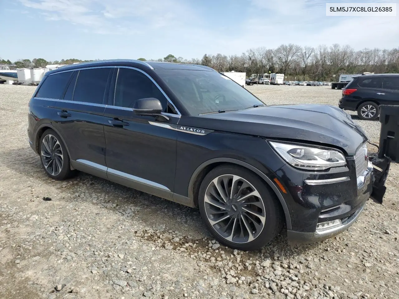 2020 Lincoln Aviator Reserve VIN: 5LM5J7XC8LGL26385 Lot: 45191005