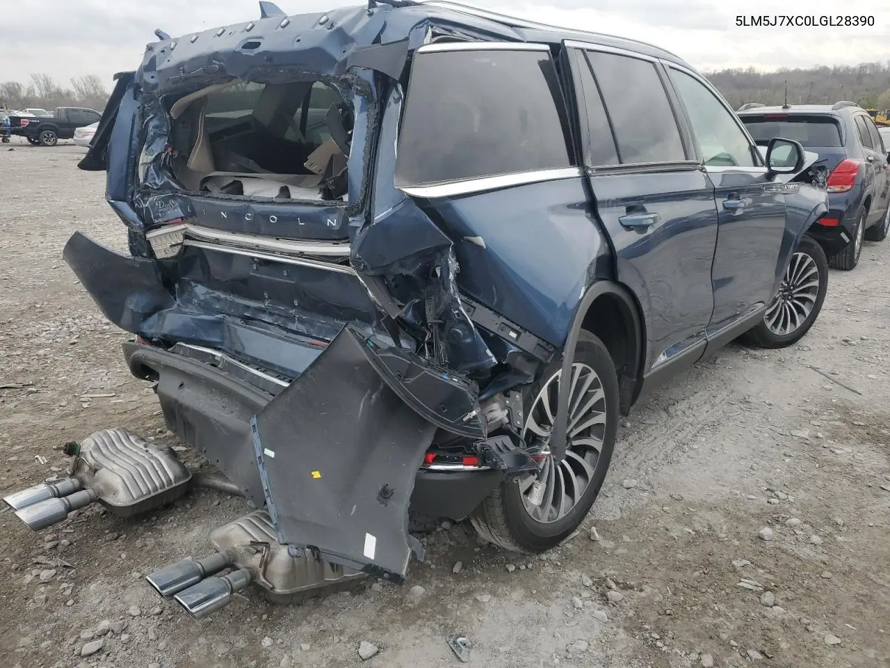 2020 Lincoln Aviator Reserve VIN: 5LM5J7XC0LGL28390 Lot: 50548425