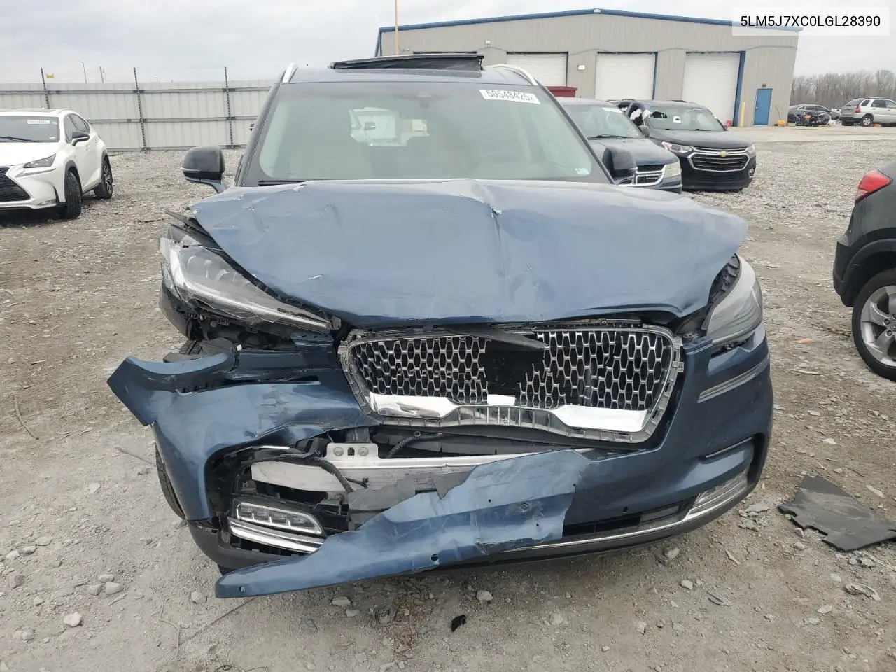 2020 Lincoln Aviator Reserve VIN: 5LM5J7XC0LGL28390 Lot: 50548425