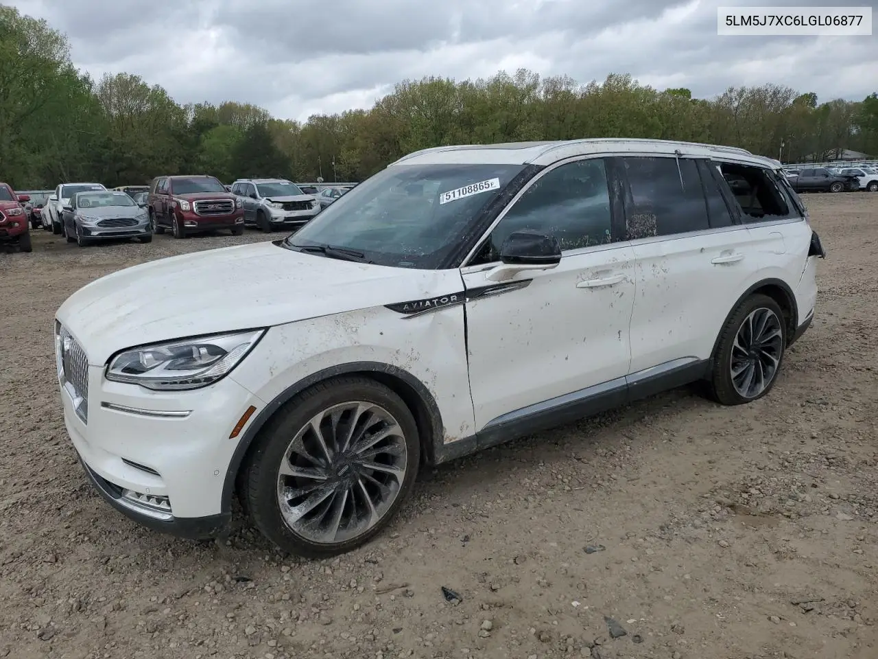 2020 Lincoln Aviator Reserve VIN: 5LM5J7XC6LGL06877 Lot: 51108865