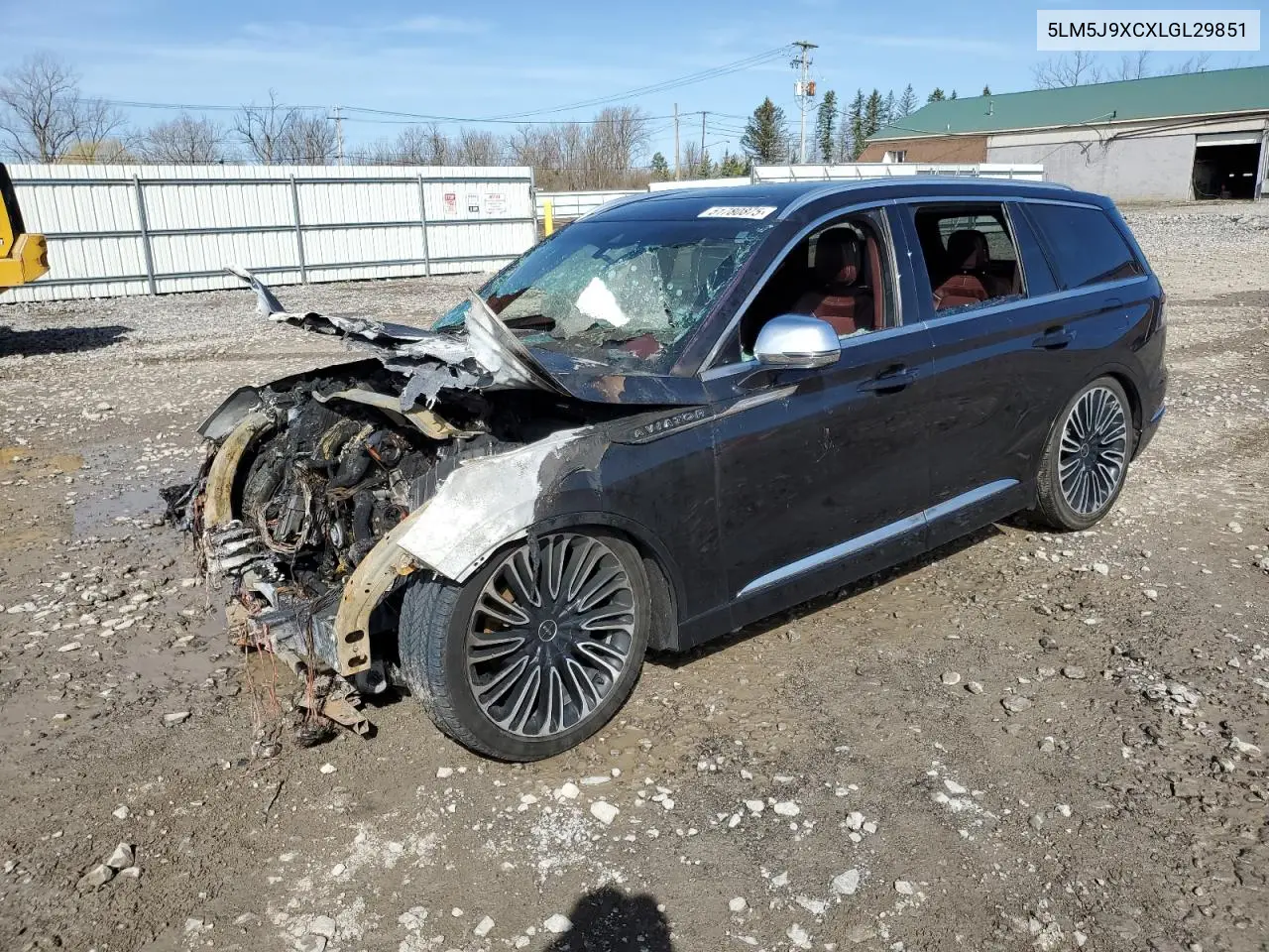 2020 Lincoln Aviator Black Label VIN: 5LM5J9XCXLGL29851 Lot: 51780875