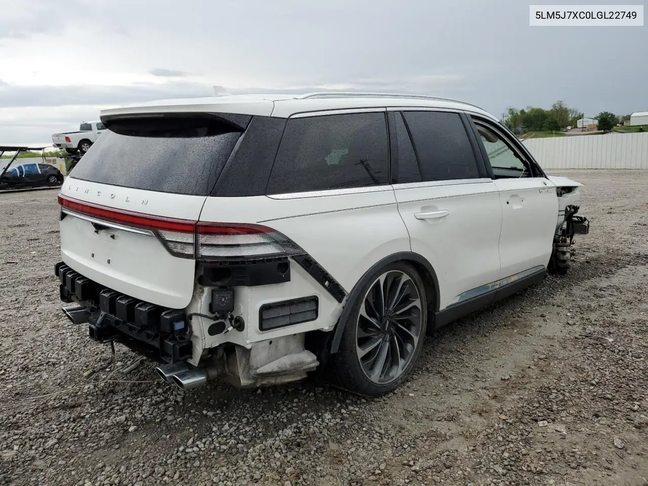 2020 Lincoln Aviator Reserve VIN: 5LM5J7XC0LGL22749 Lot: 55477675