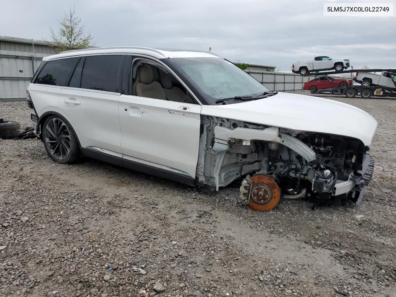 2020 Lincoln Aviator Reserve VIN: 5LM5J7XC0LGL22749 Lot: 55477675