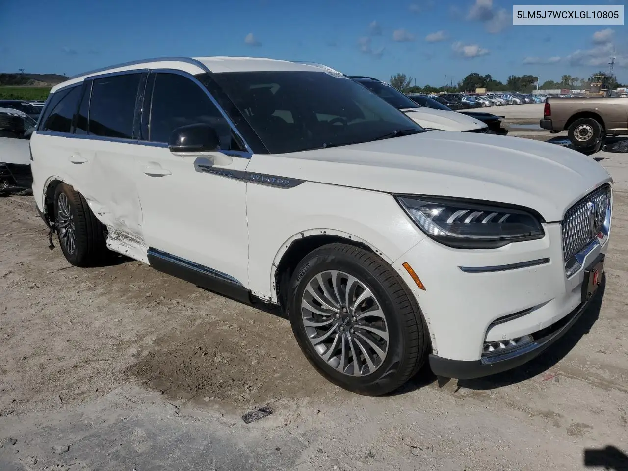 2020 Lincoln Aviator Reserve VIN: 5LM5J7WCXLGL10805 Lot: 56521375