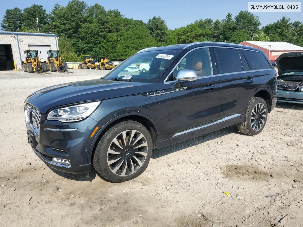 2020 Lincoln Aviator Black Label Grand Touring VIN: 5LMYJ9YY8LGL18435 Lot: 59468905