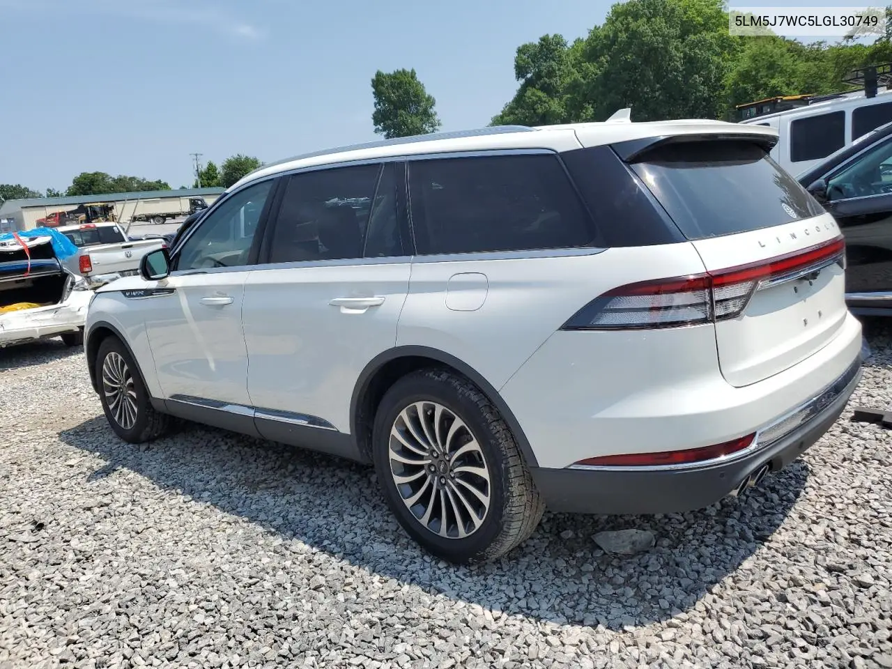 2020 Lincoln Aviator Reserve VIN: 5LM5J7WC5LGL30749 Lot: 60194065
