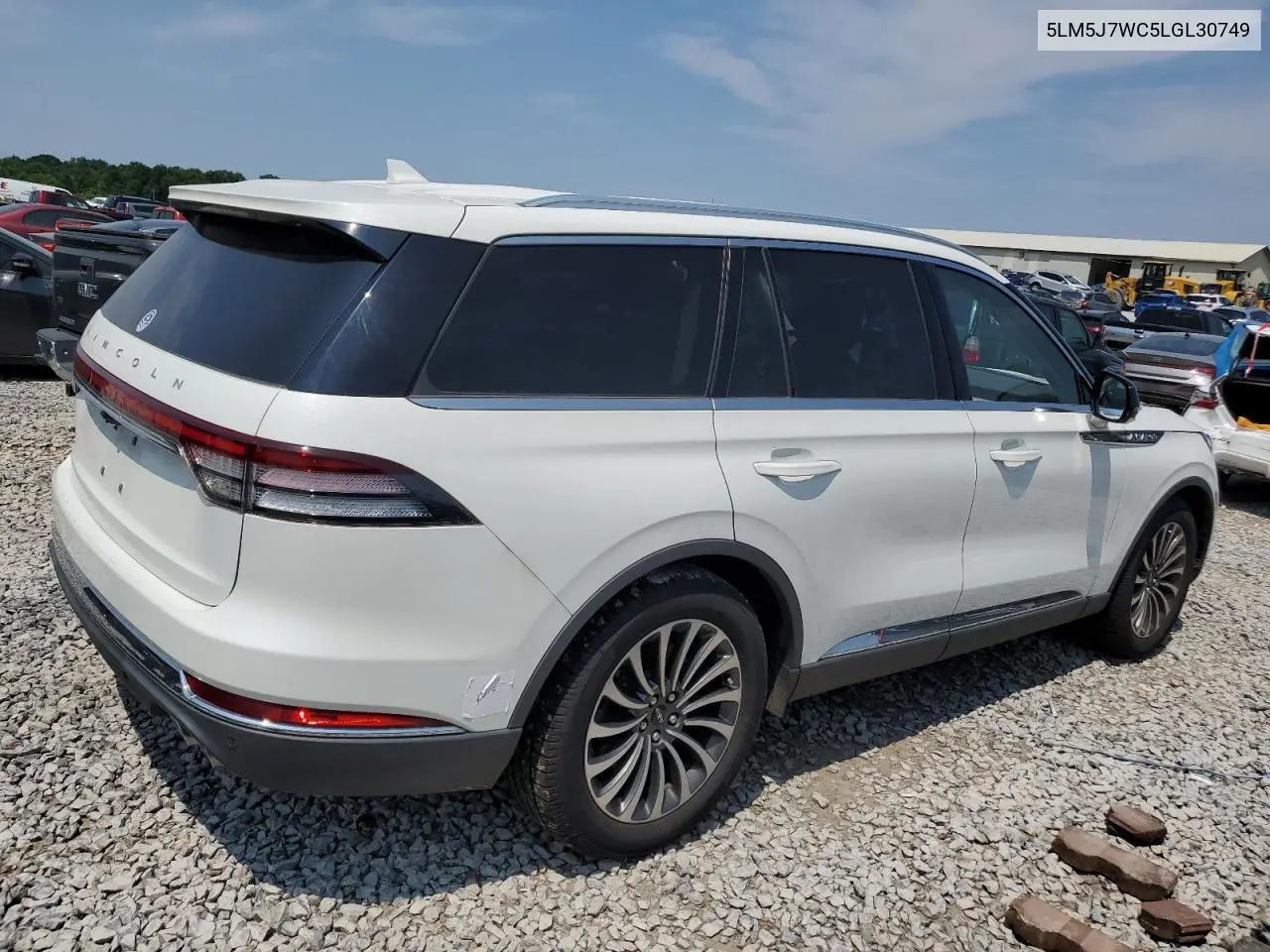 2020 Lincoln Aviator Reserve VIN: 5LM5J7WC5LGL30749 Lot: 60194065