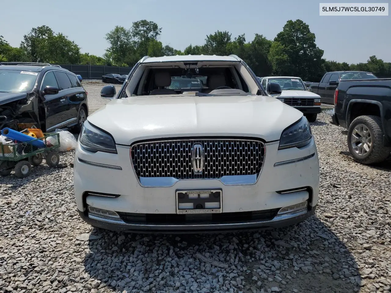 2020 Lincoln Aviator Reserve VIN: 5LM5J7WC5LGL30749 Lot: 60194065