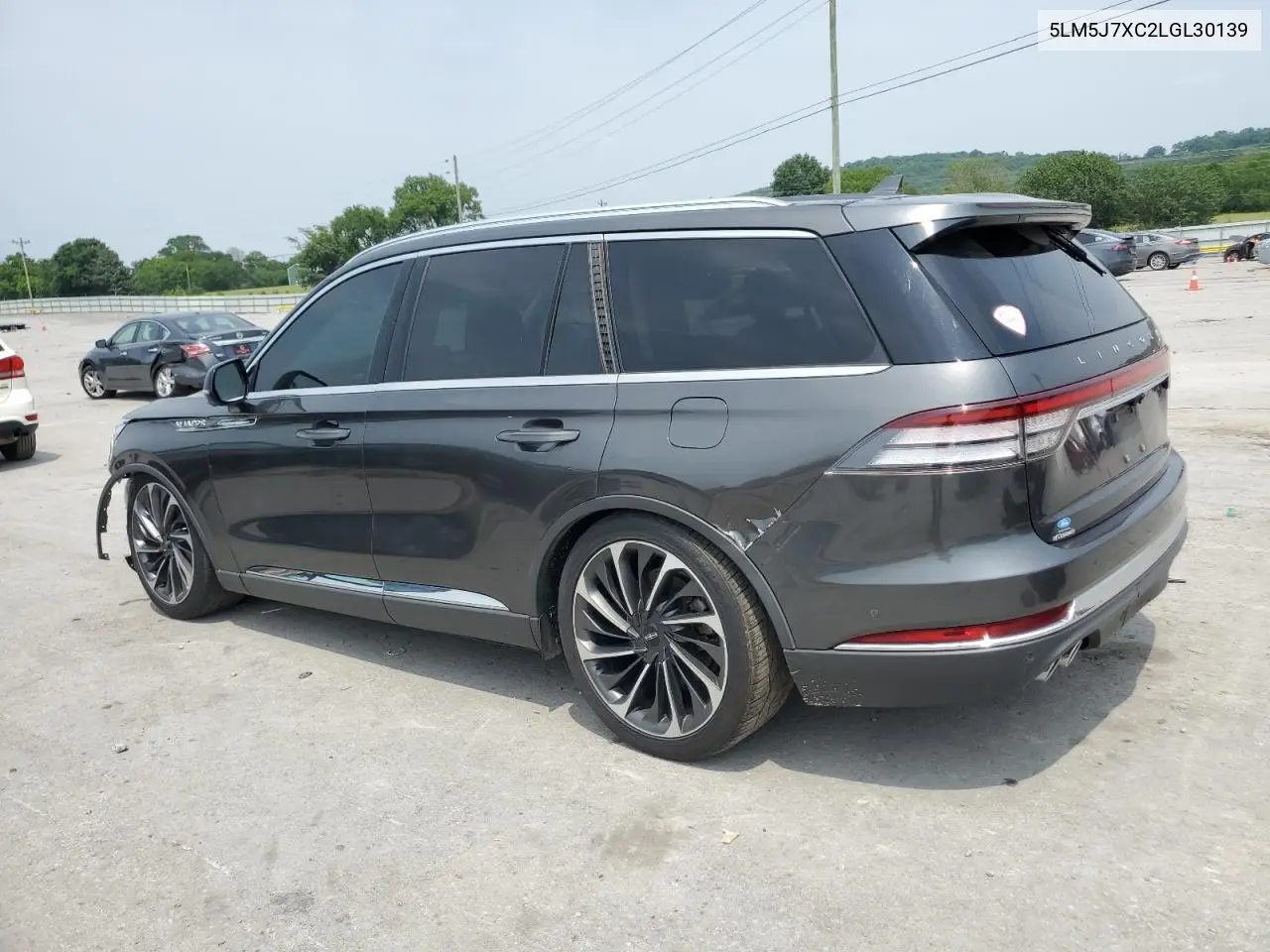 2020 Lincoln Aviator Reserve VIN: 5LM5J7XC2LGL30139 Lot: 60360115