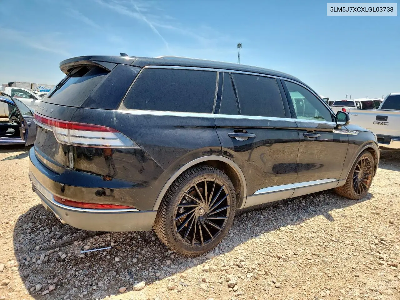 2020 Lincoln Aviator Reserve VIN: 5LM5J7XCXLGL03738 Lot: 60615605