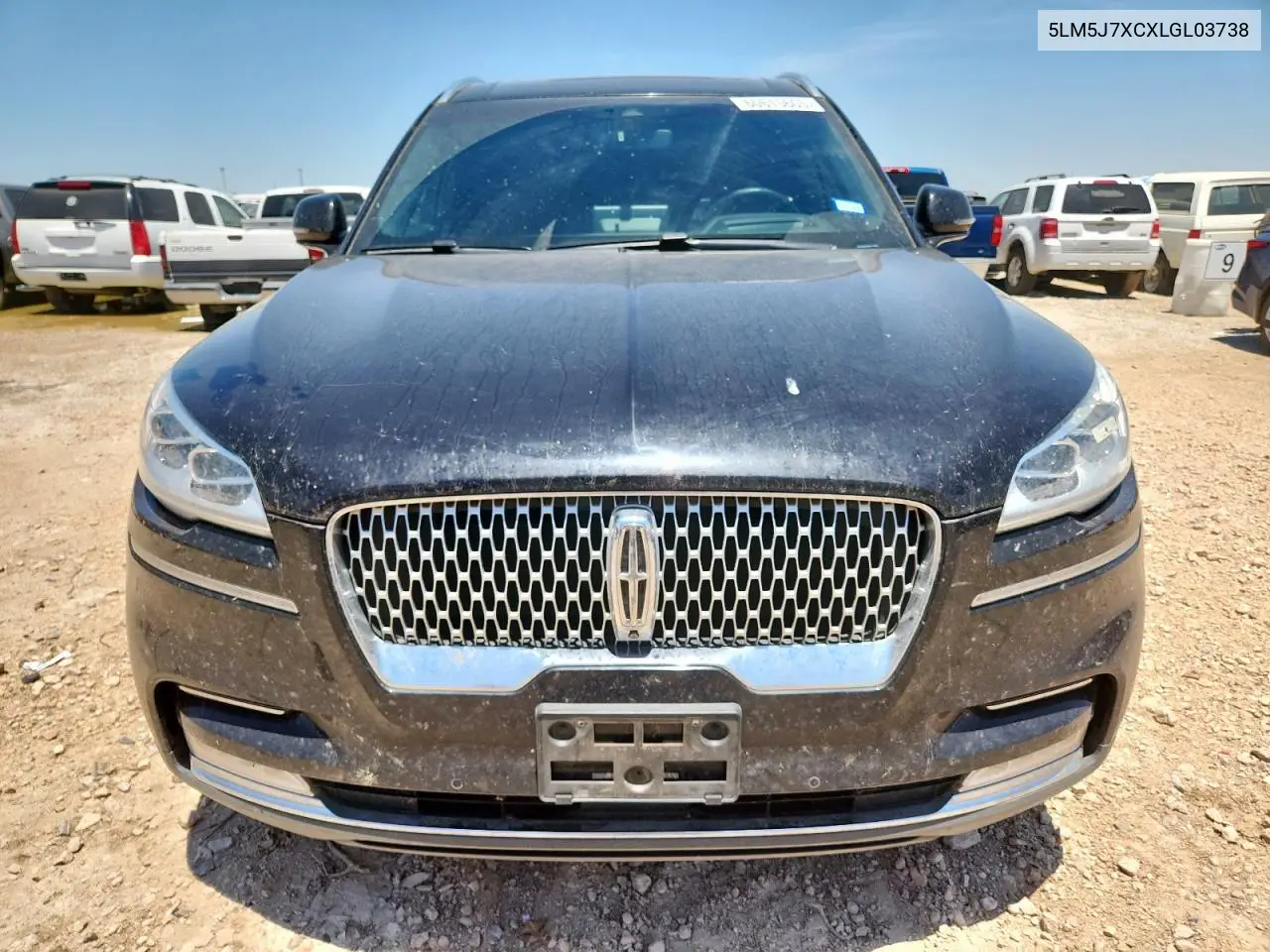 2020 Lincoln Aviator Reserve VIN: 5LM5J7XCXLGL03738 Lot: 60615605