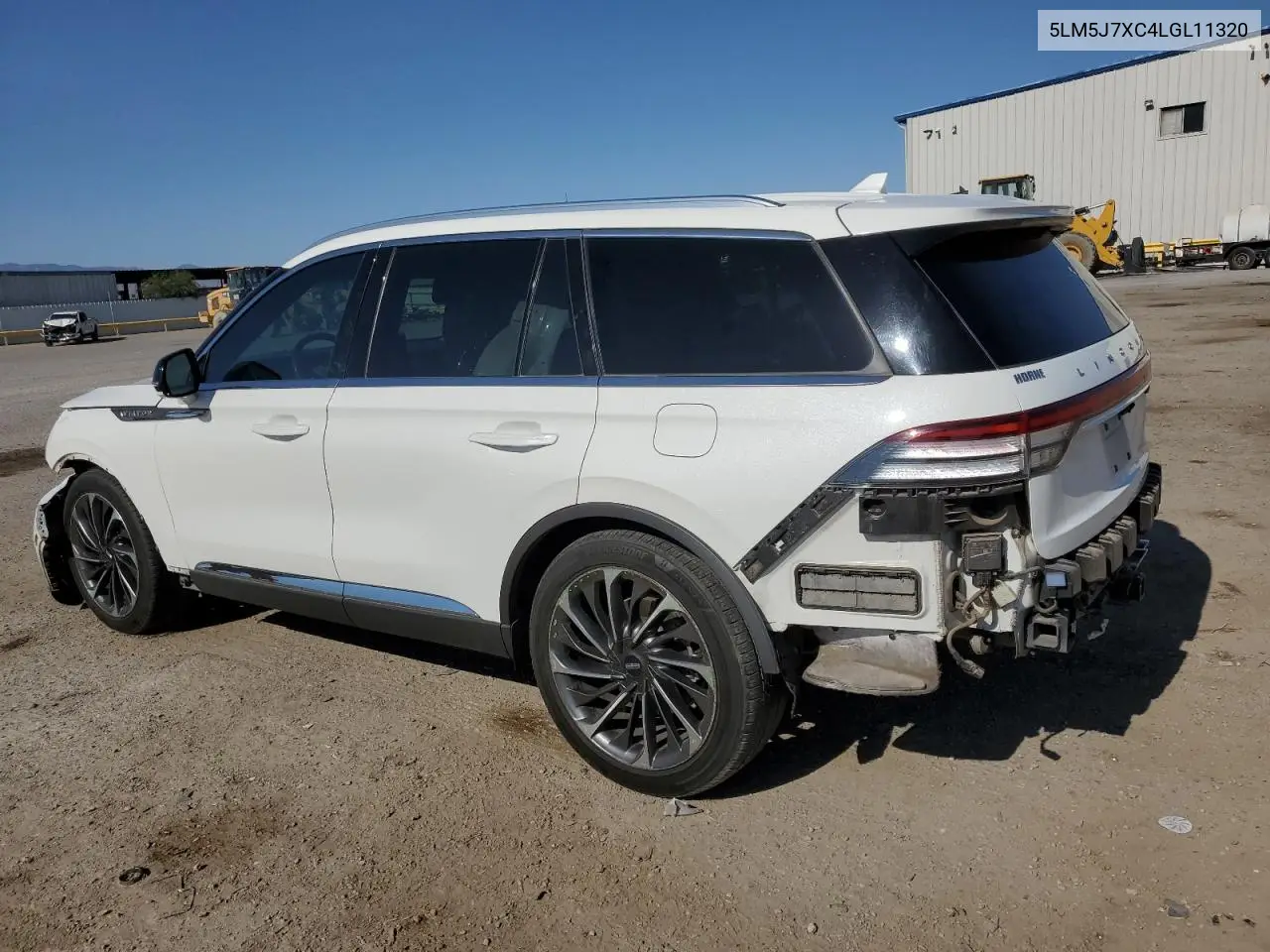 2020 Lincoln Aviator Reserve VIN: 5LM5J7XC4LGL11320 Lot: 60722685