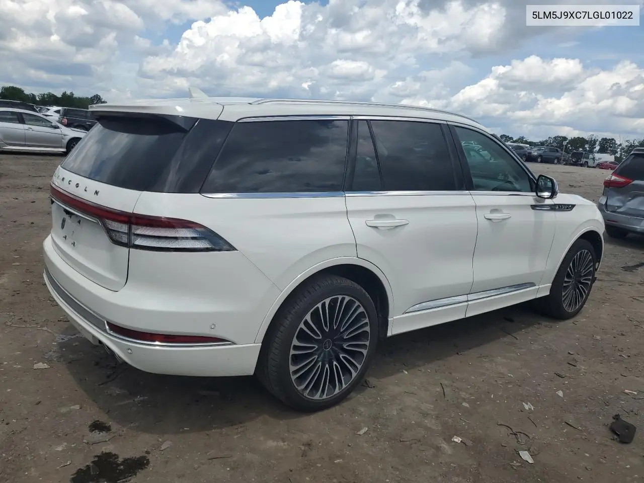 2020 Lincoln Aviator Black Label VIN: 5LM5J9XC7LGL01022 Lot: 61236505