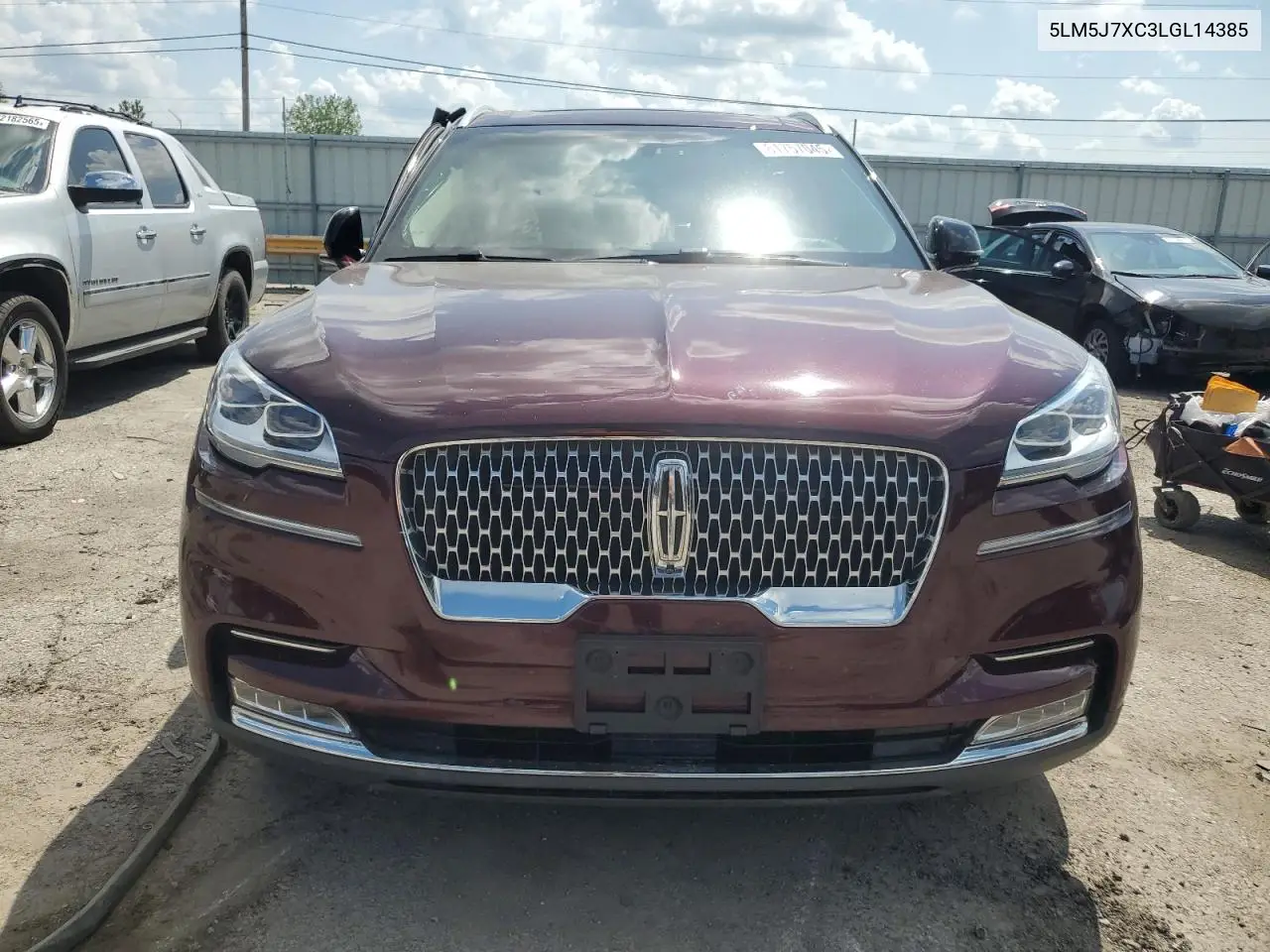 2020 Lincoln Aviator Reserve VIN: 5LM5J7XC3LGL14385 Lot: 61757045