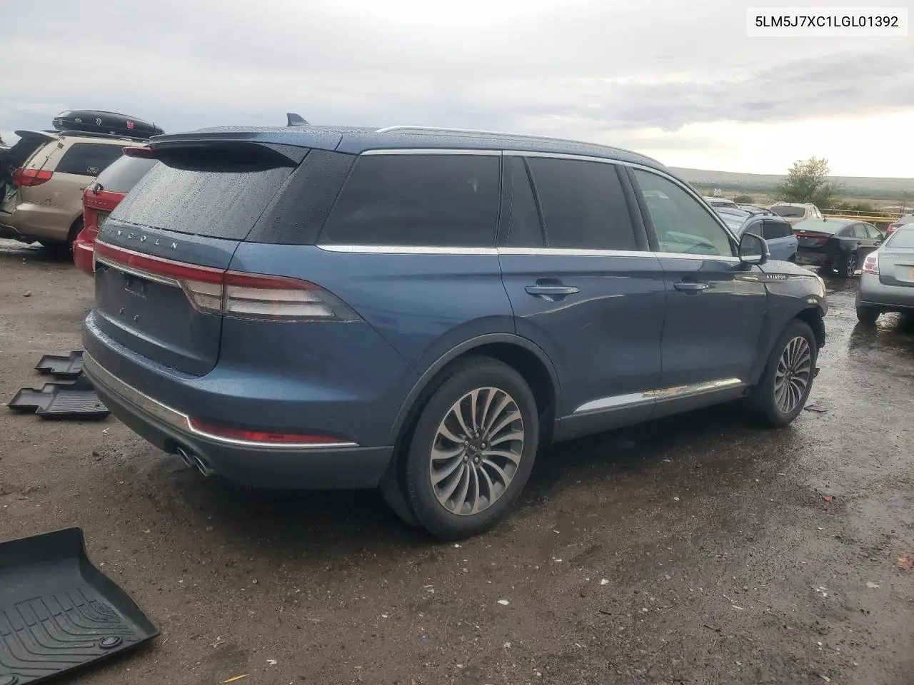 2020 Lincoln Aviator Reserve VIN: 5LM5J7XC1LGL01392 Lot: 61974035