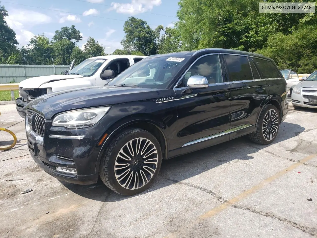 2020 Lincoln Aviator Black Label VIN: 5LM5J9XC7LGL27748 Lot: 62106425