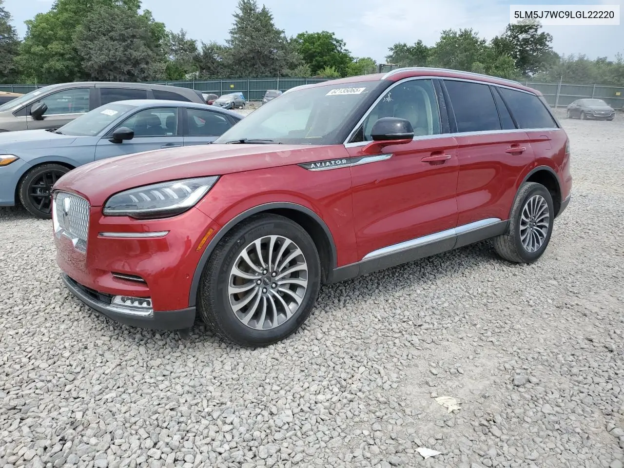 2020 Lincoln Aviator Reserve VIN: 5LM5J7WC9LGL22220 Lot: 62135065