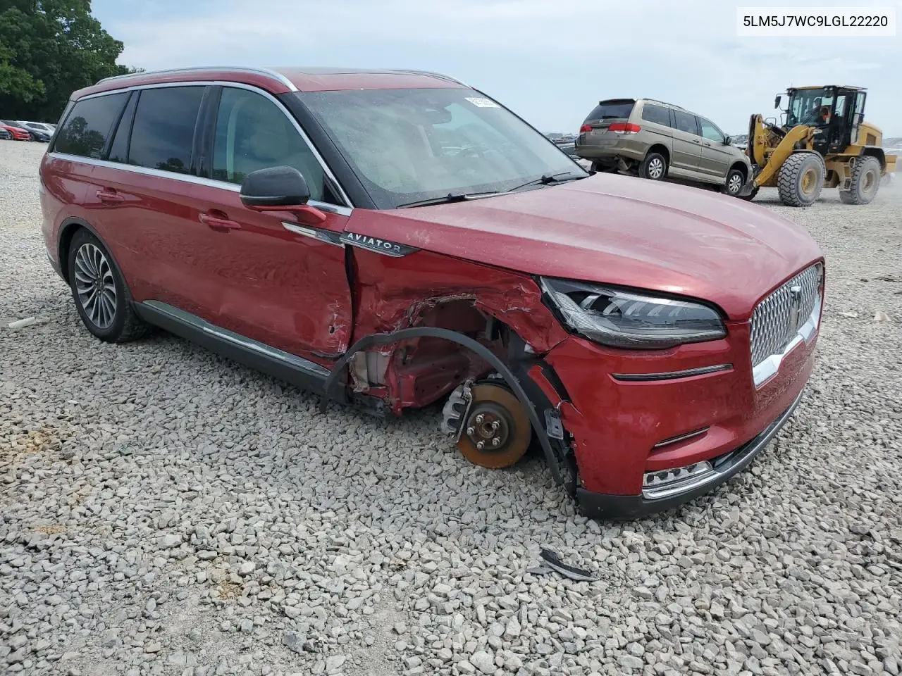 2020 Lincoln Aviator Reserve VIN: 5LM5J7WC9LGL22220 Lot: 62135065