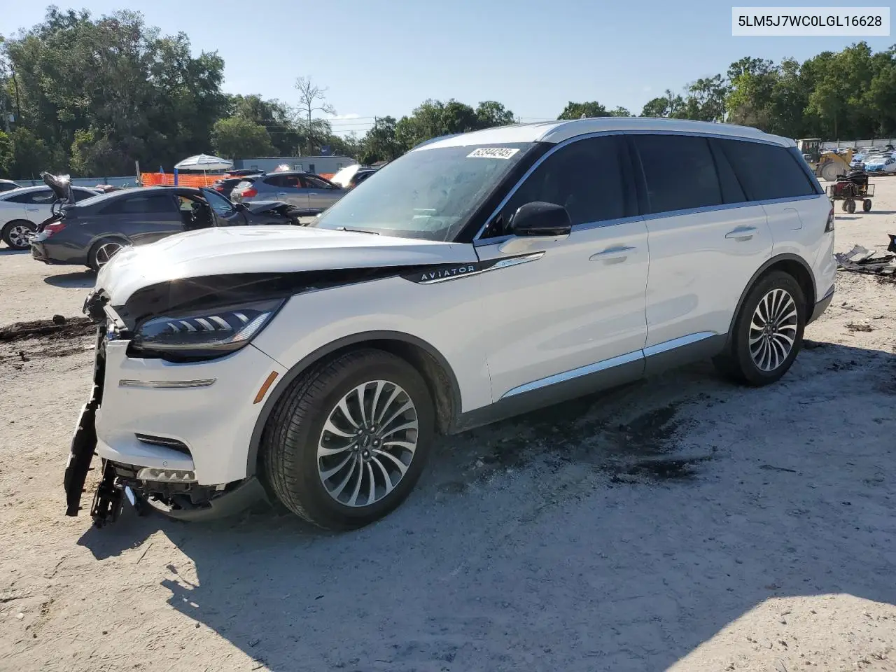 2020 Lincoln Aviator Reserve VIN: 5LM5J7WC0LGL16628 Lot: 62344245