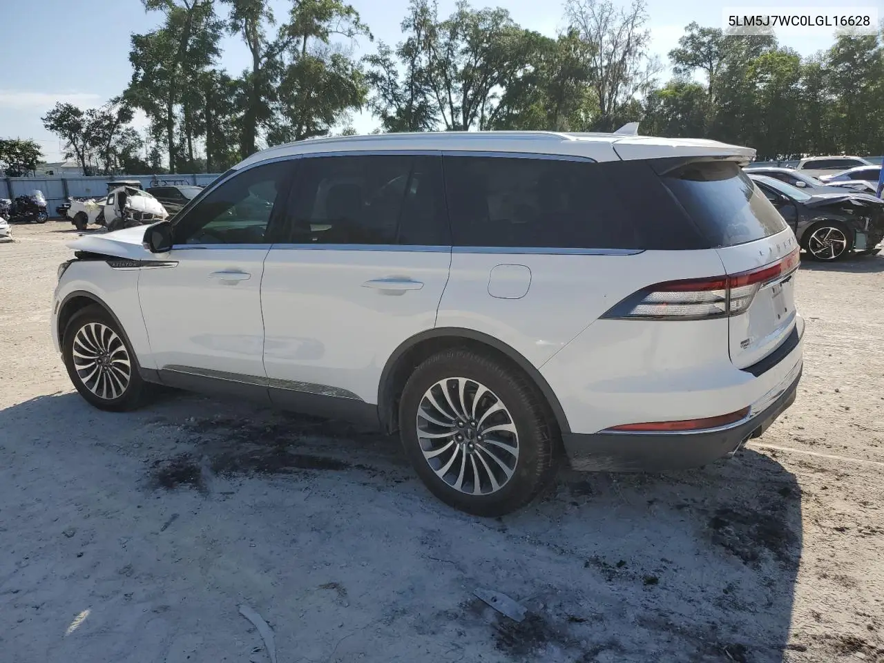 2020 Lincoln Aviator Reserve VIN: 5LM5J7WC0LGL16628 Lot: 62344245