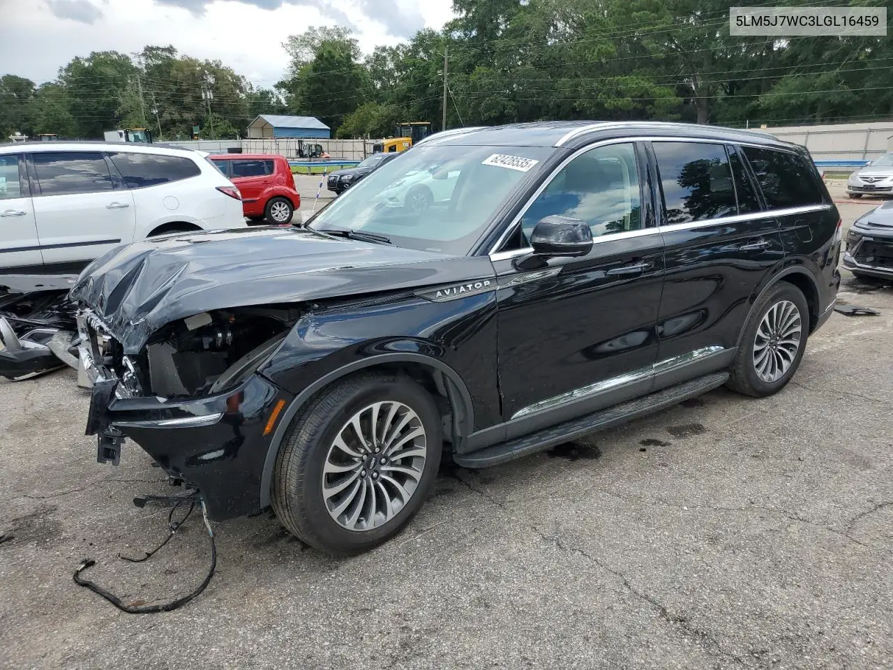 2020 Lincoln Aviator Reserve VIN: 5LM5J7WC3LGL16459 Lot: 62428535