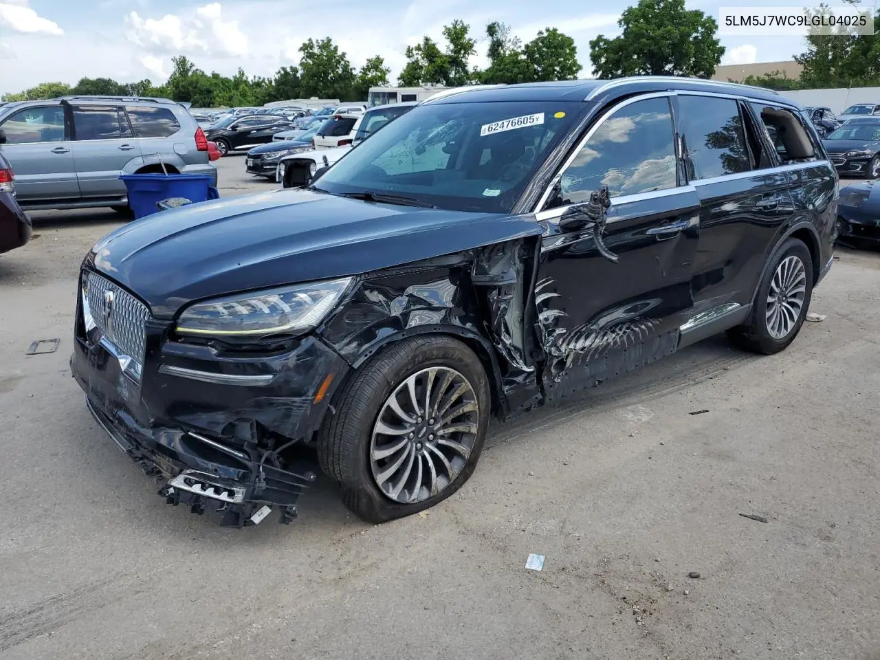2020 Lincoln Aviator Reserve VIN: 5LM5J7WC9LGL04025 Lot: 62476605