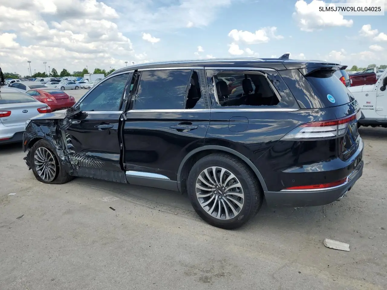 2020 Lincoln Aviator Reserve VIN: 5LM5J7WC9LGL04025 Lot: 62476605