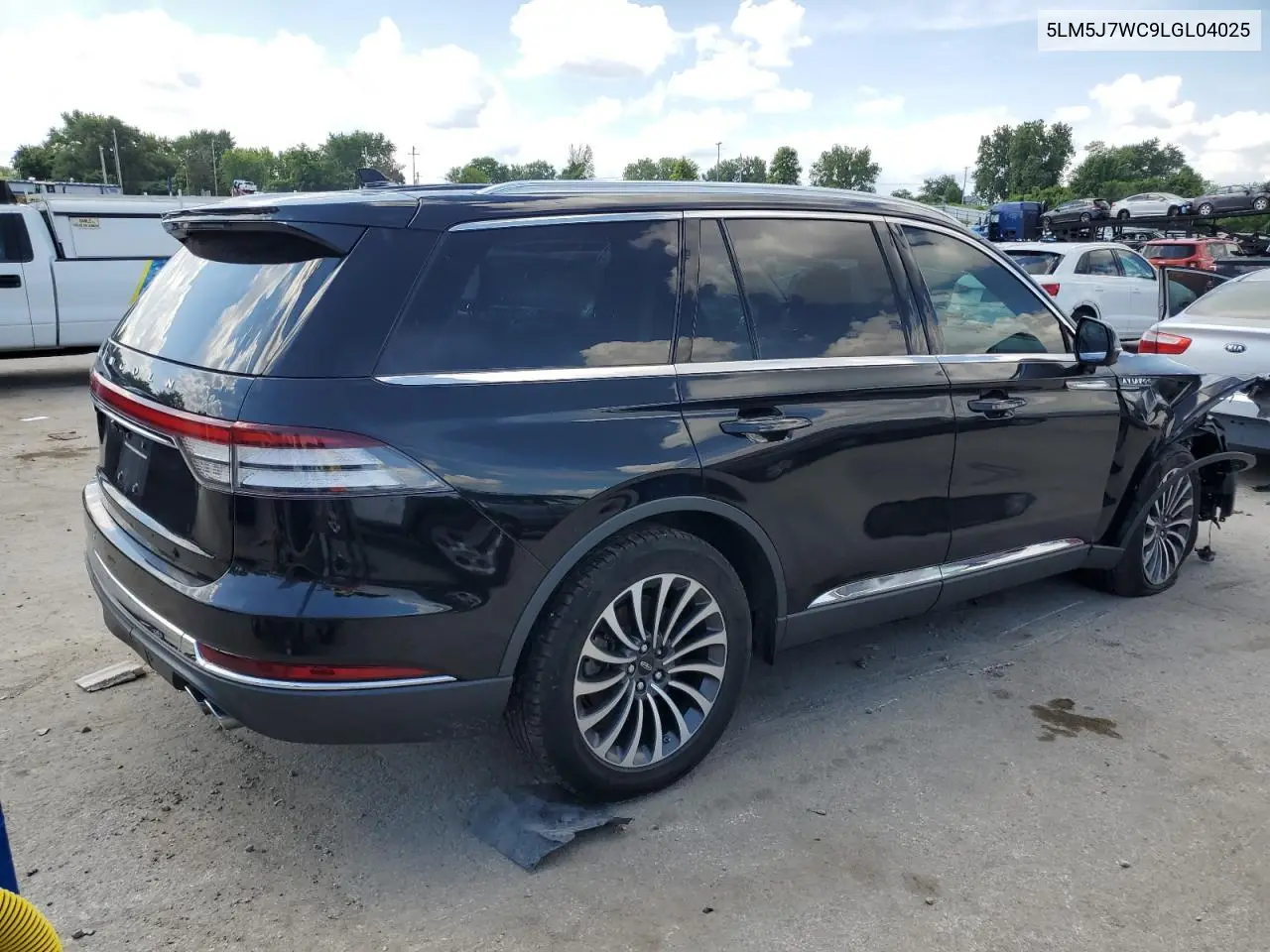 2020 Lincoln Aviator Reserve VIN: 5LM5J7WC9LGL04025 Lot: 62476605