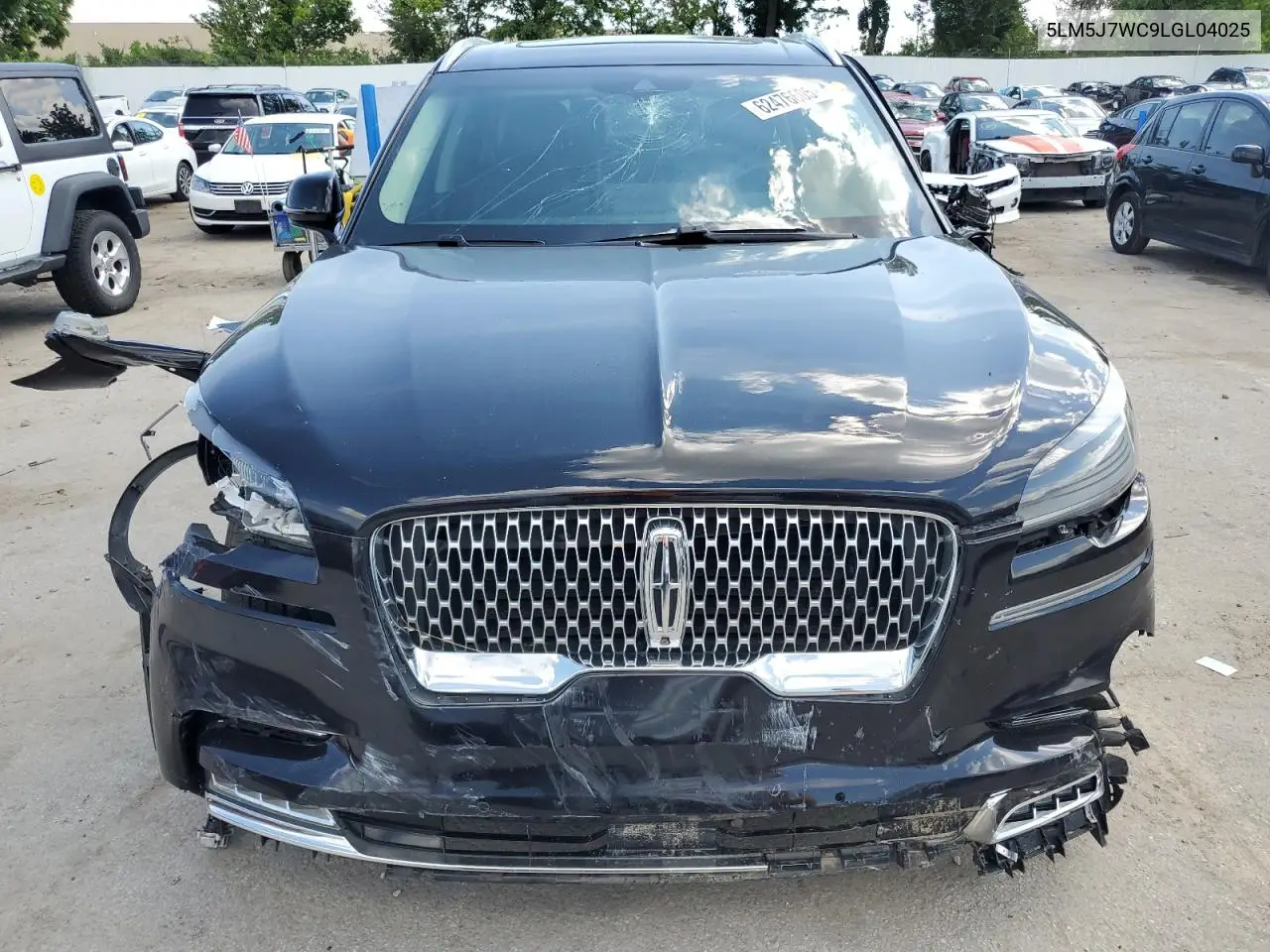 2020 Lincoln Aviator Reserve VIN: 5LM5J7WC9LGL04025 Lot: 62476605