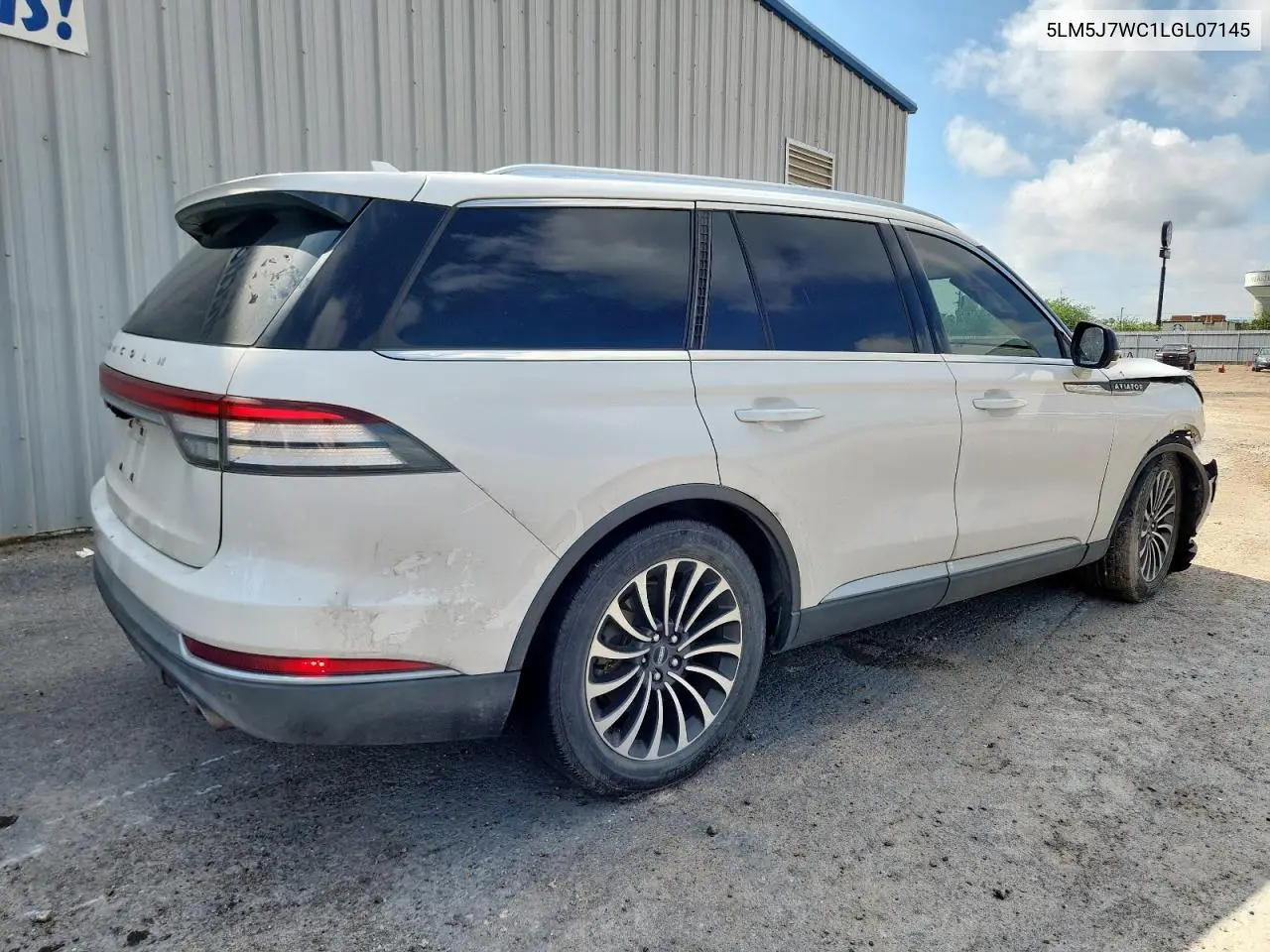 2020 Lincoln Aviator Reserve VIN: 5LM5J7WC1LGL07145 Lot: 63523965