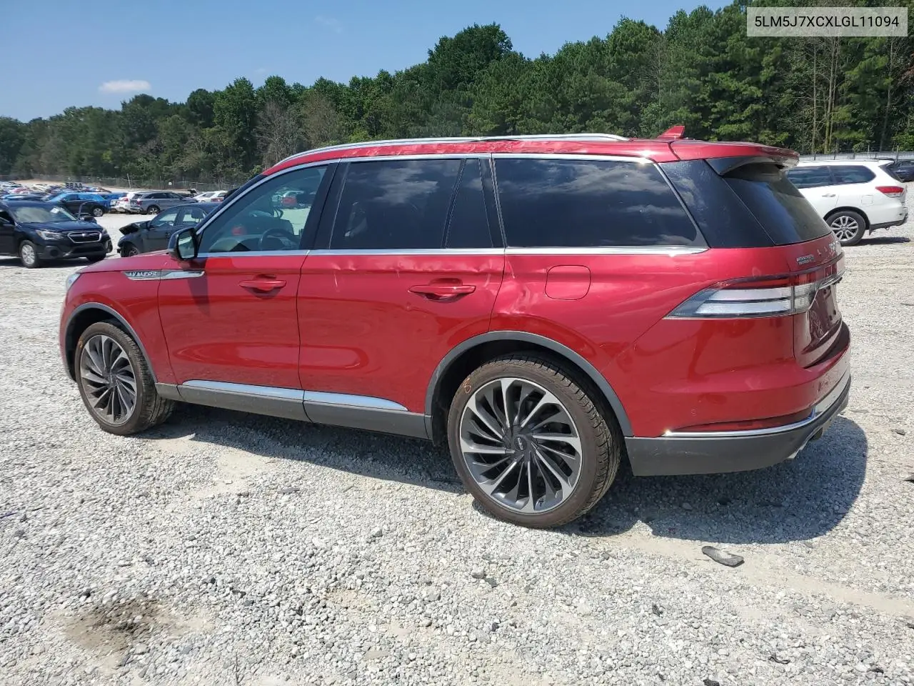 2020 Lincoln Aviator Reserve VIN: 5LM5J7XCXLGL11094 Lot: 64055165