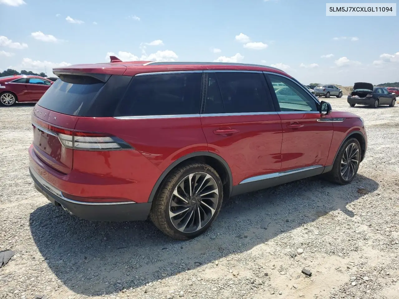 2020 Lincoln Aviator Reserve VIN: 5LM5J7XCXLGL11094 Lot: 64055165