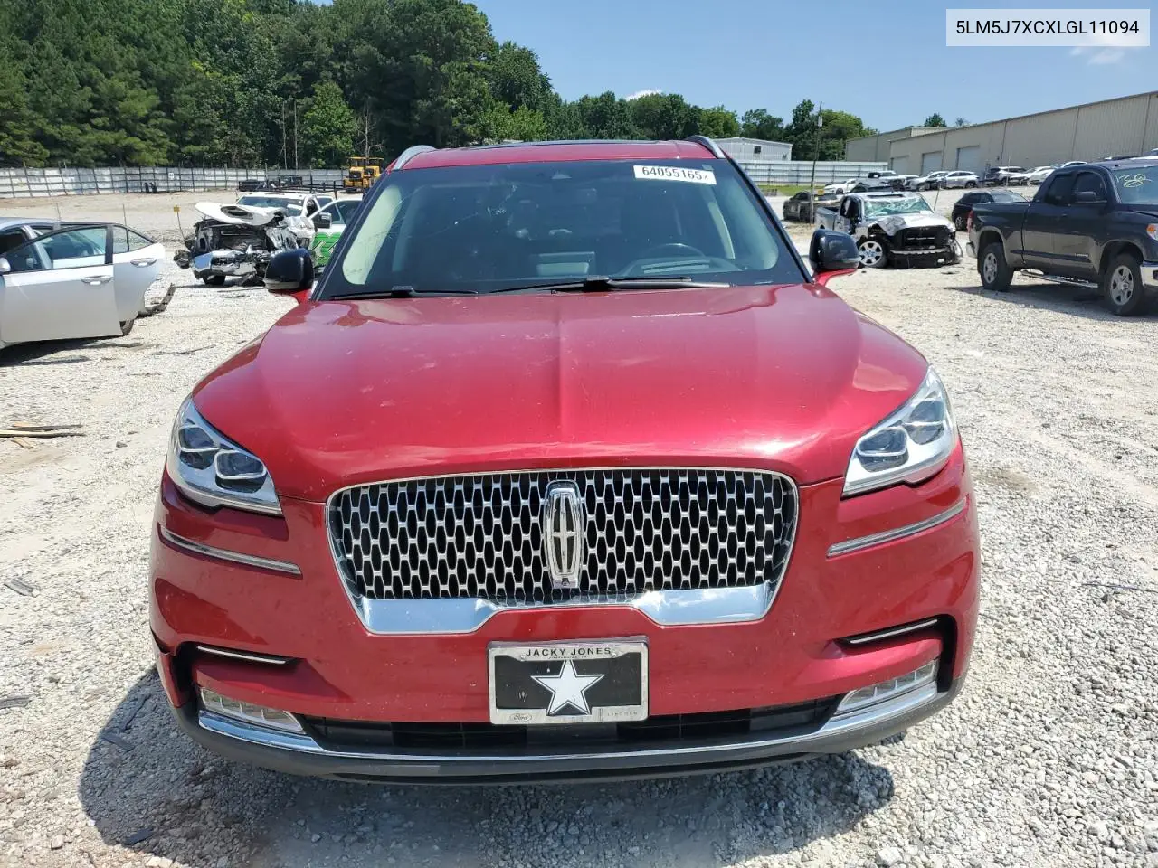 2020 Lincoln Aviator Reserve VIN: 5LM5J7XCXLGL11094 Lot: 64055165