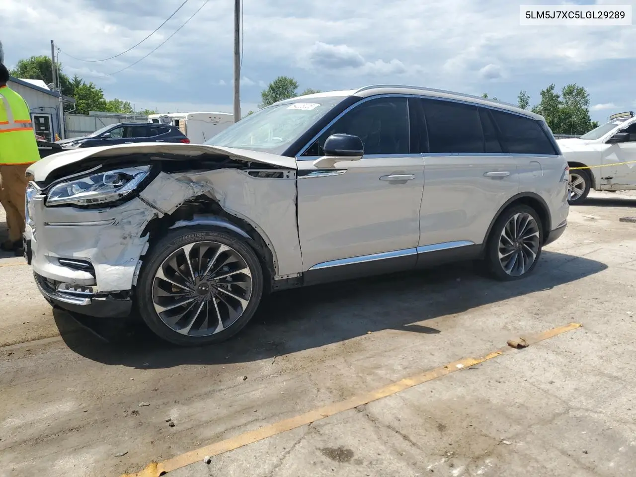 2020 Lincoln Aviator Reserve VIN: 5LM5J7XC5LGL29289 Lot: 64208025