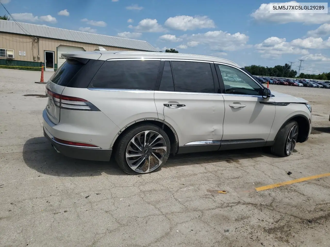 2020 Lincoln Aviator Reserve VIN: 5LM5J7XC5LGL29289 Lot: 64208025