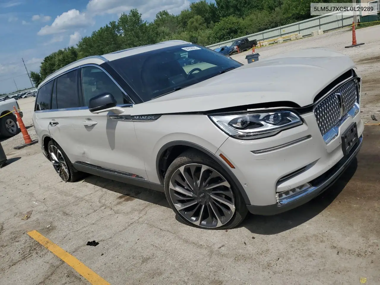 2020 Lincoln Aviator Reserve VIN: 5LM5J7XC5LGL29289 Lot: 64208025