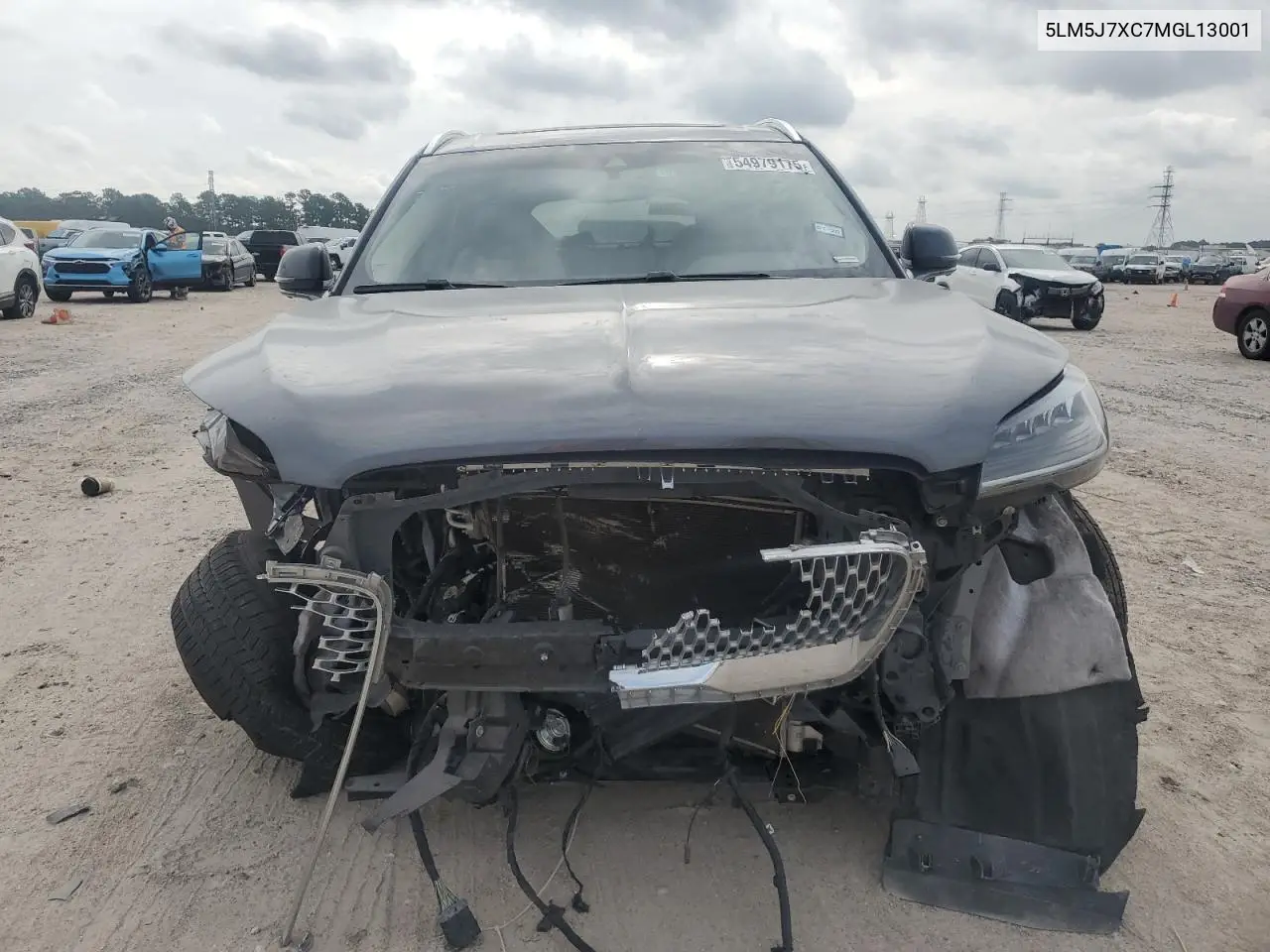 2021 Lincoln Aviator Reserve VIN: 5LM5J7XC7MGL13001 Lot: 54979175