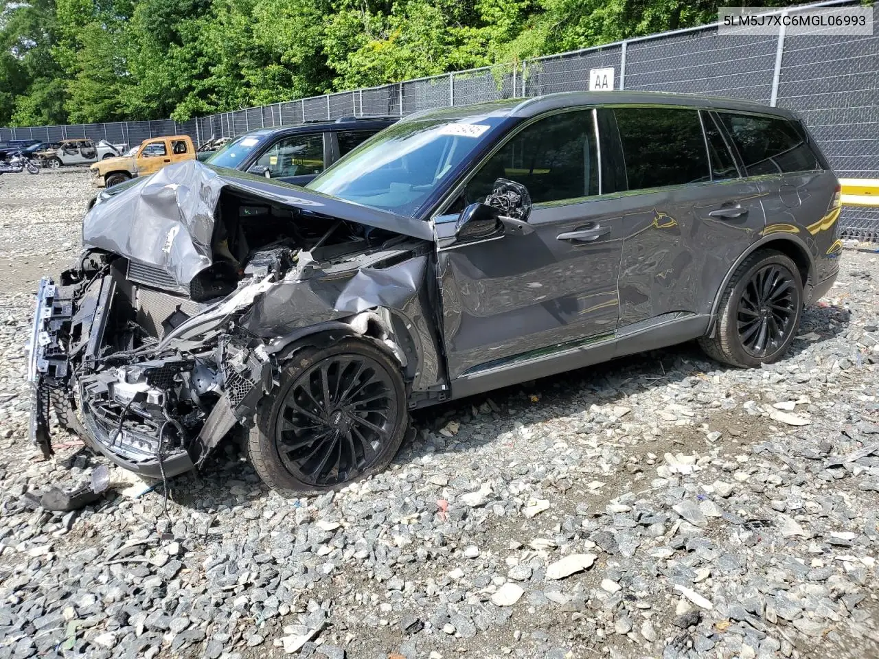 2021 Lincoln Aviator Reserve VIN: 5LM5J7XC6MGL06993 Lot: 58164345