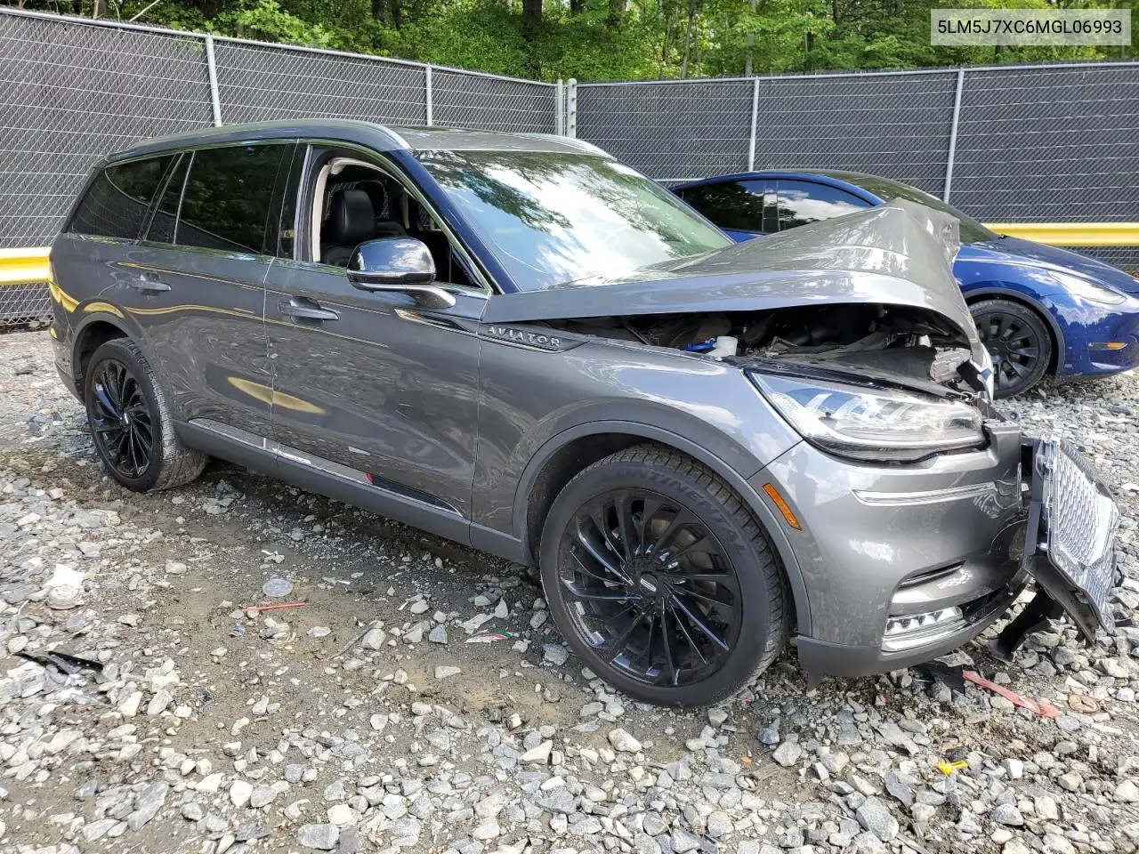 2021 Lincoln Aviator Reserve VIN: 5LM5J7XC6MGL06993 Lot: 58164345
