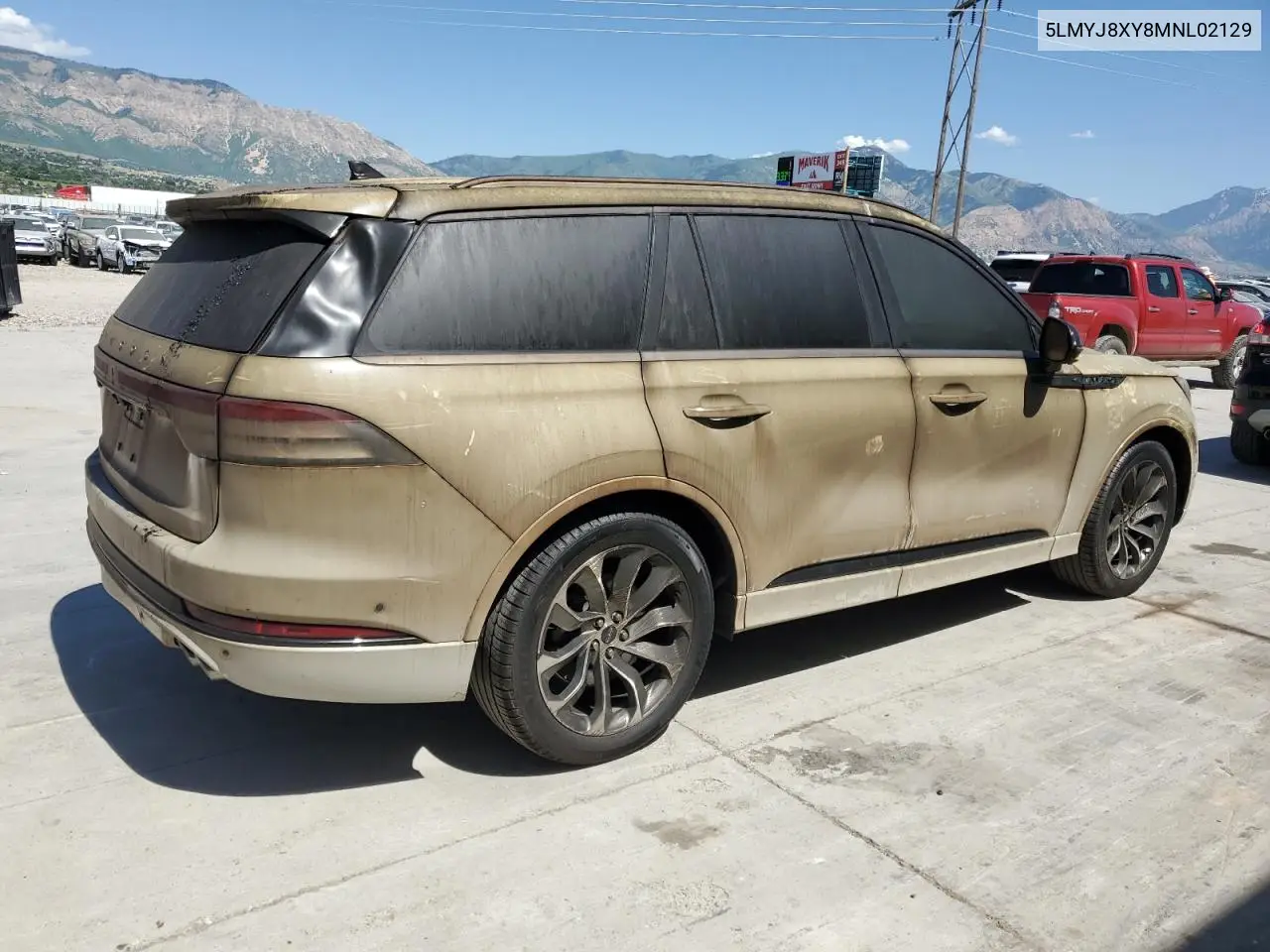 2021 Lincoln Aviator Grand Touring VIN: 5LMYJ8XY8MNL02129 Lot: 58831245