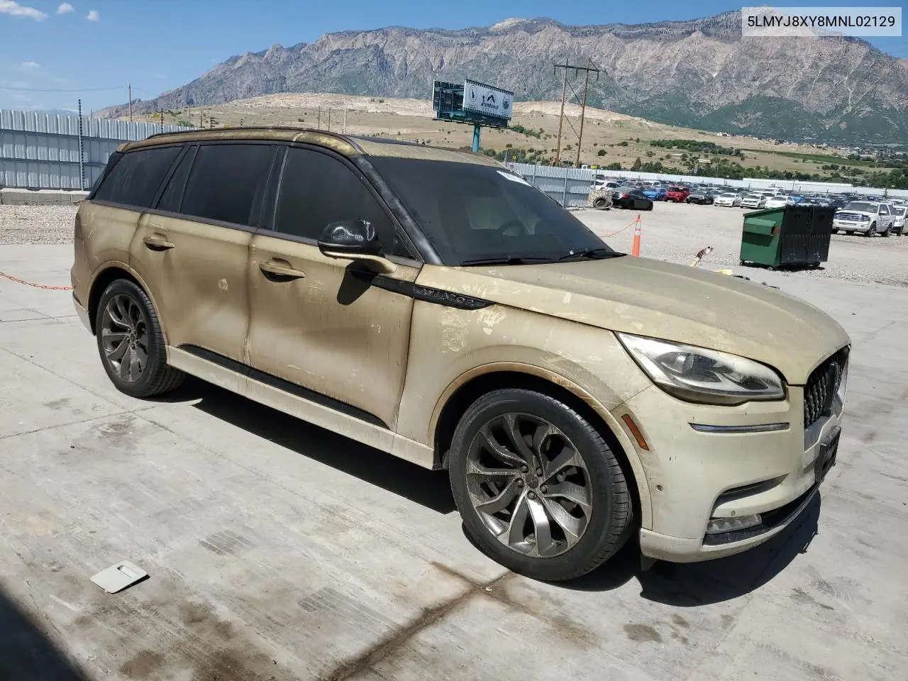 2021 Lincoln Aviator Grand Touring VIN: 5LMYJ8XY8MNL02129 Lot: 58831245
