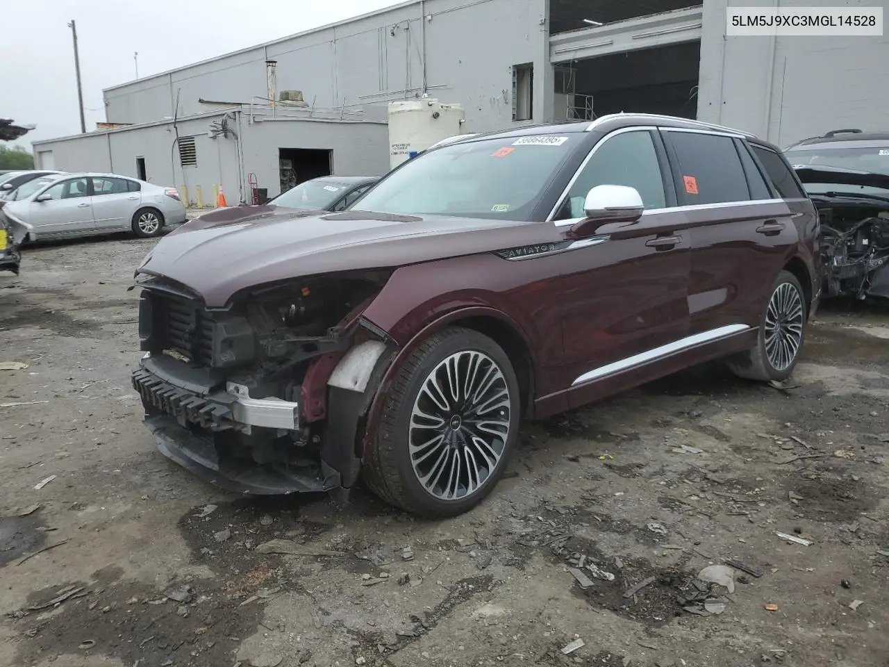 2021 Lincoln Aviator Black Label VIN: 5LM5J9XC3MGL14528 Lot: 59864395