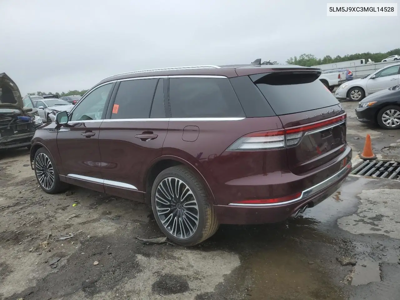 2021 Lincoln Aviator Black Label VIN: 5LM5J9XC3MGL14528 Lot: 59864395