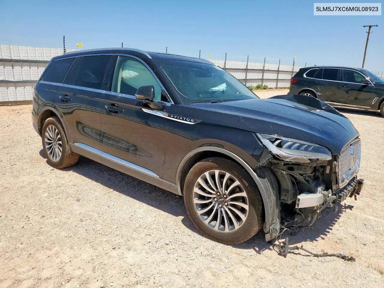 2021 Lincoln Aviator Reserve VIN: 5LM5J7XC6MGL08923 Lot: 60456625