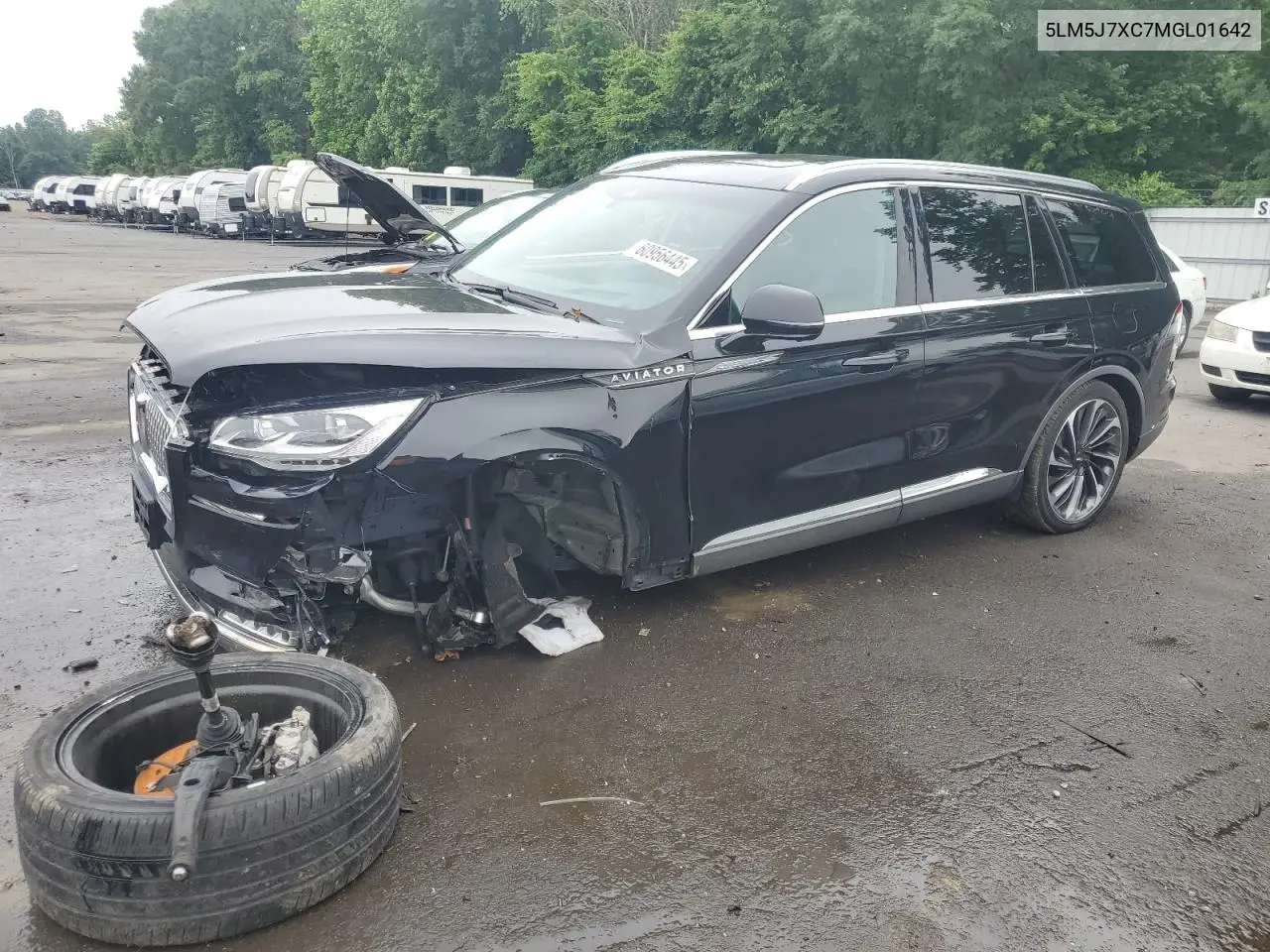 2021 Lincoln Aviator Reserve VIN: 5LM5J7XC7MGL01642 Lot: 60956445