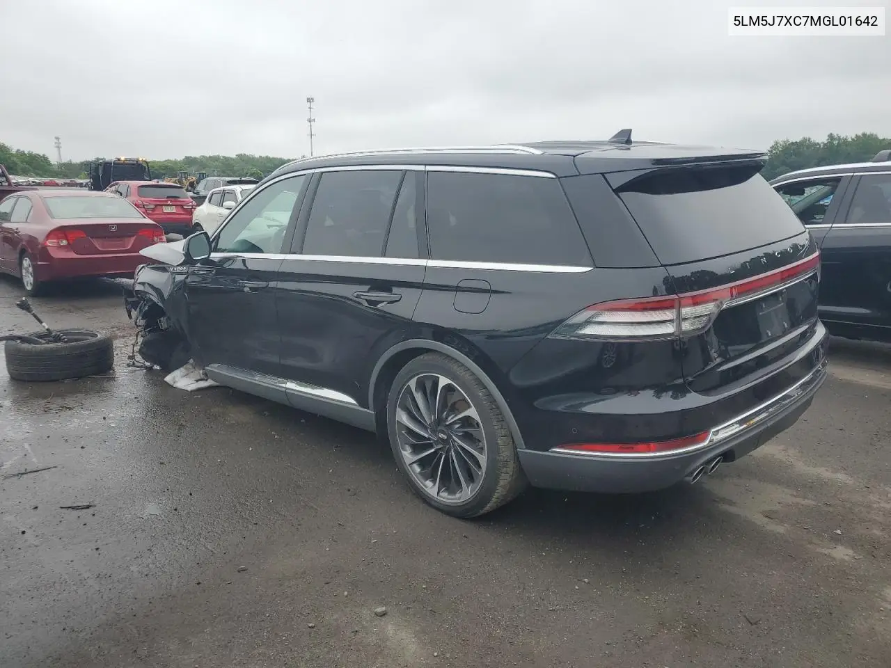 2021 Lincoln Aviator Reserve VIN: 5LM5J7XC7MGL01642 Lot: 60956445