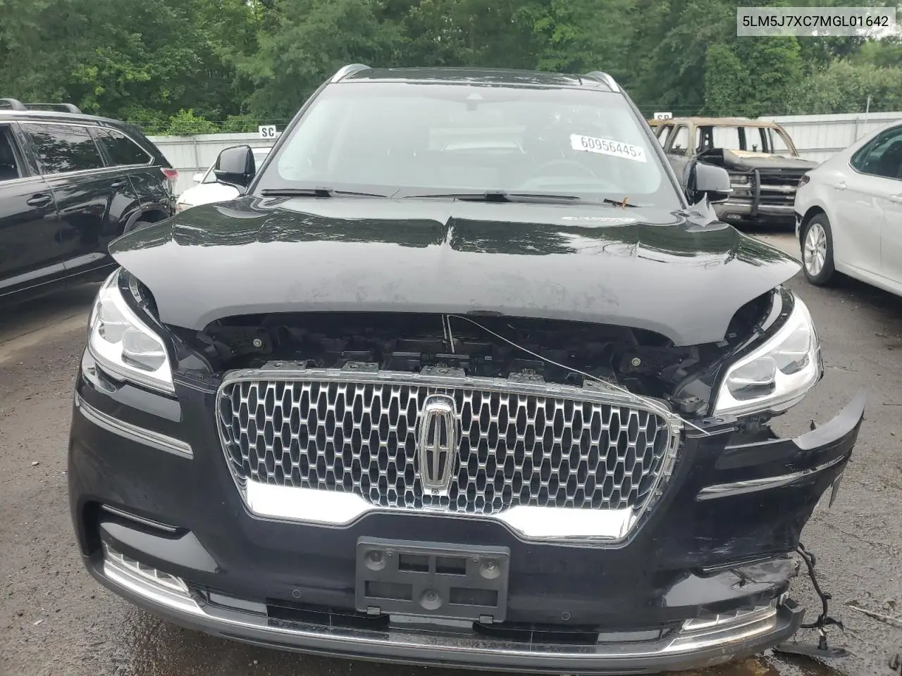 2021 Lincoln Aviator Reserve VIN: 5LM5J7XC7MGL01642 Lot: 60956445