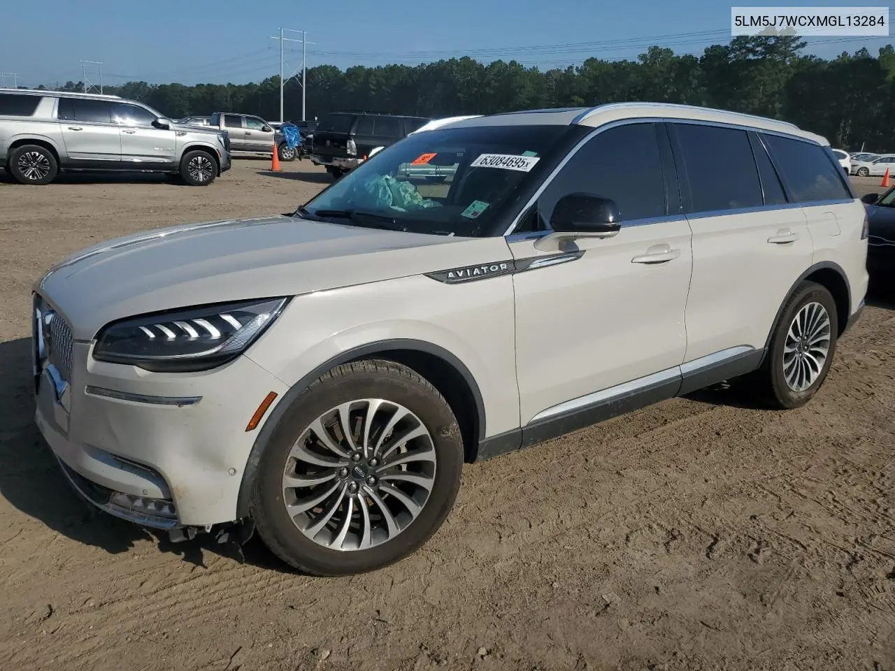2021 Lincoln Aviator Reserve VIN: 5LM5J7WCXMGL13284 Lot: 63084695