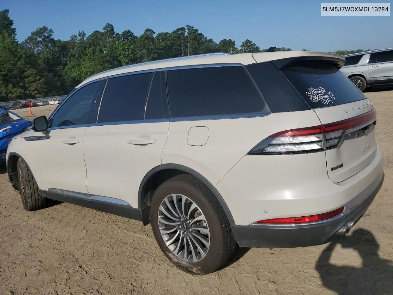 2021 Lincoln Aviator Reserve VIN: 5LM5J7WCXMGL13284 Lot: 63084695