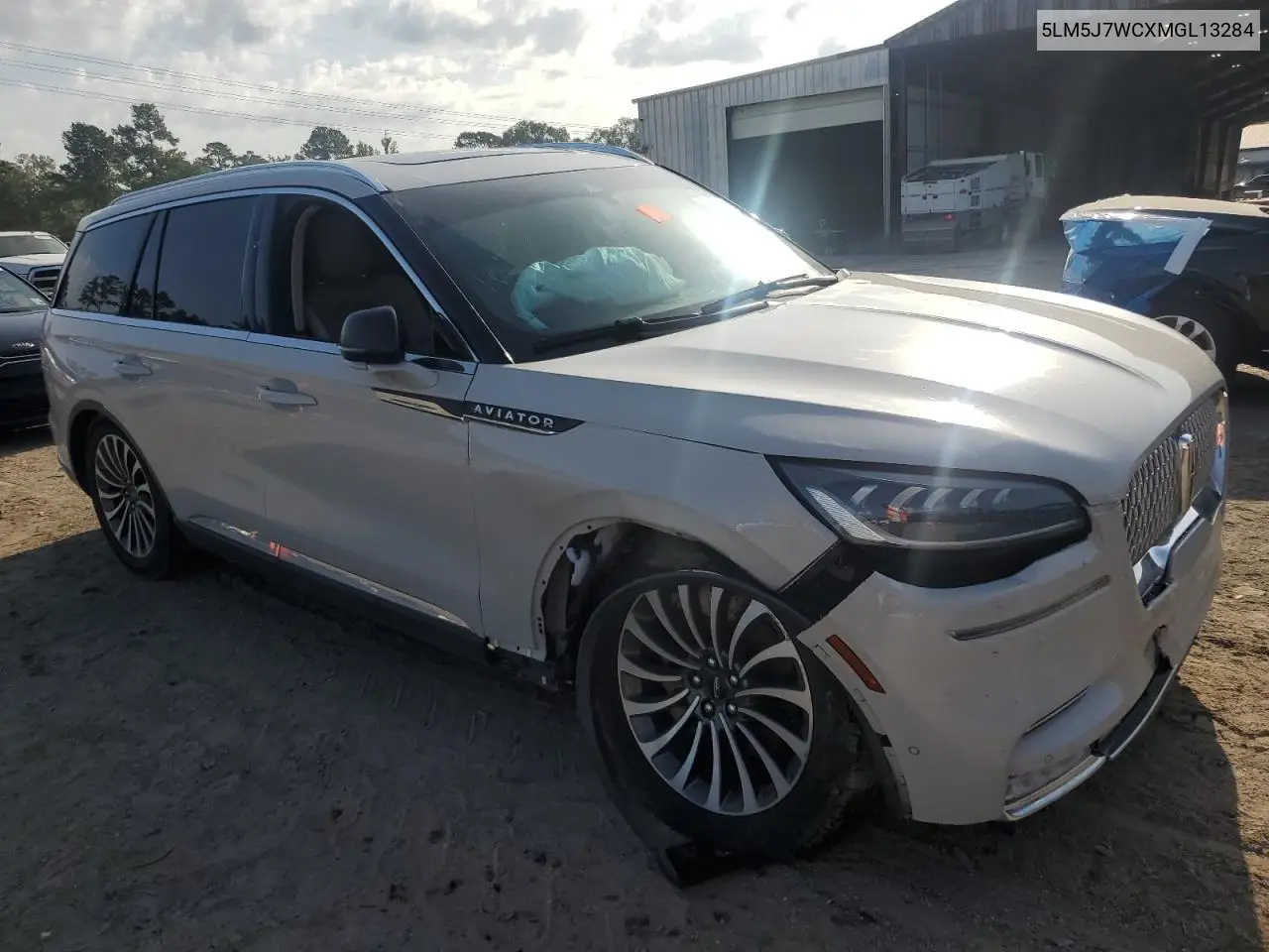 2021 Lincoln Aviator Reserve VIN: 5LM5J7WCXMGL13284 Lot: 63084695